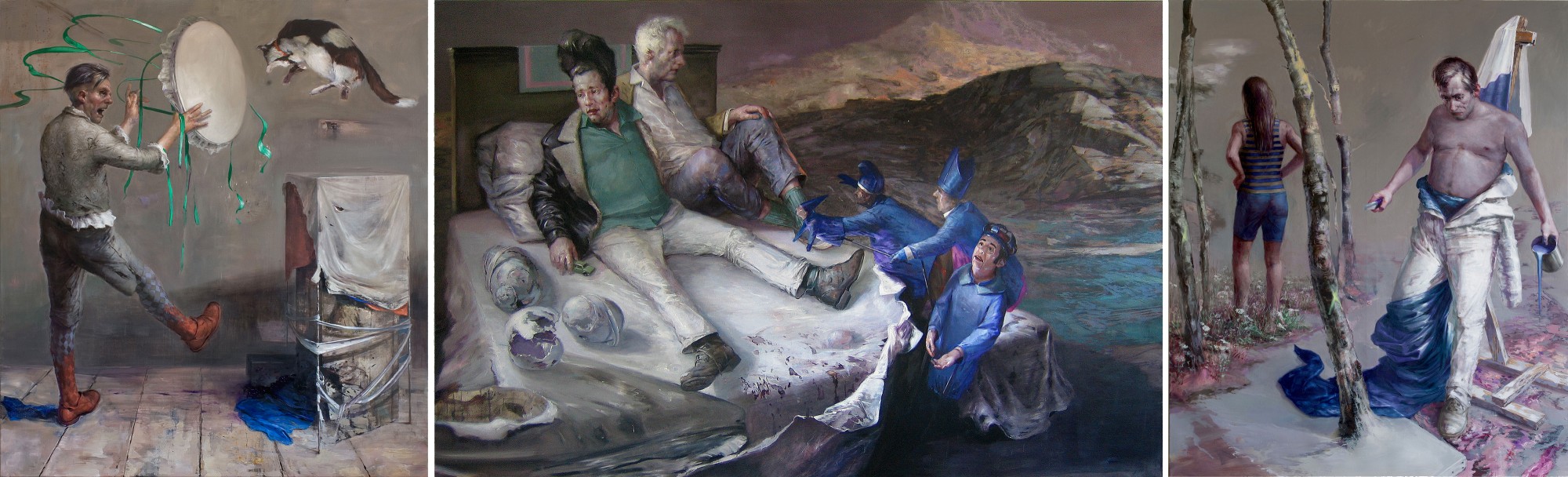 Erwarten und Sein - H 190 cm x B 620 cm - 2013/14